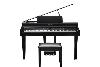 Kurzweil CUP-G1W (Piano numérique à Queue Noir Brillant)