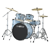 Yamaha RDP2F5 Rydeen Rock 22" 5 Fûts Pale Blue + Set Paiste